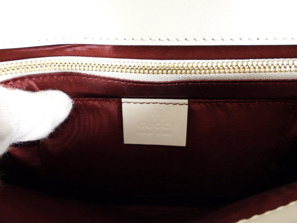 Gucci Zumi Ivory Small Flap Shoulder Bag