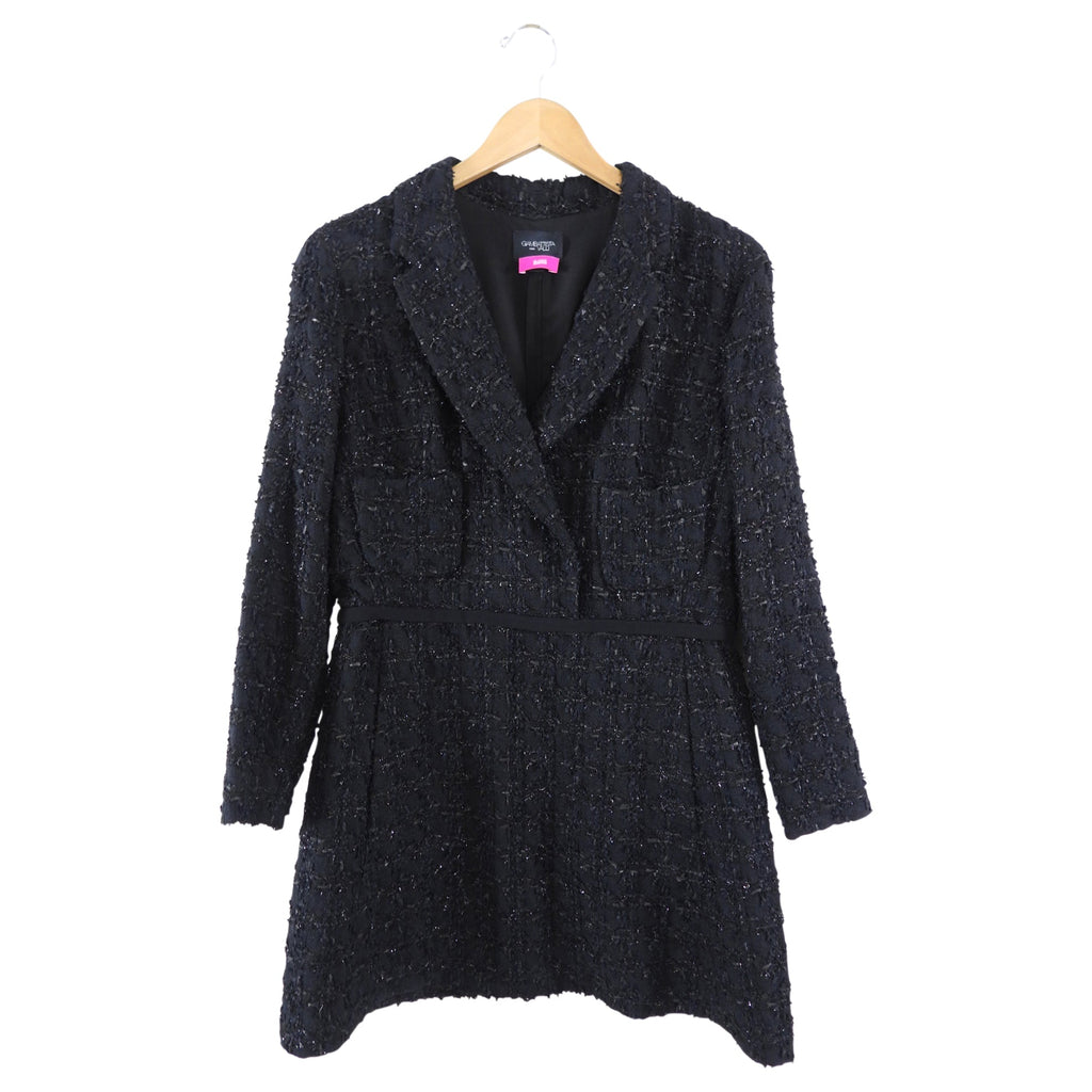Giambattista Valli Black Shimmer Tweed Dress - IT44 / 8