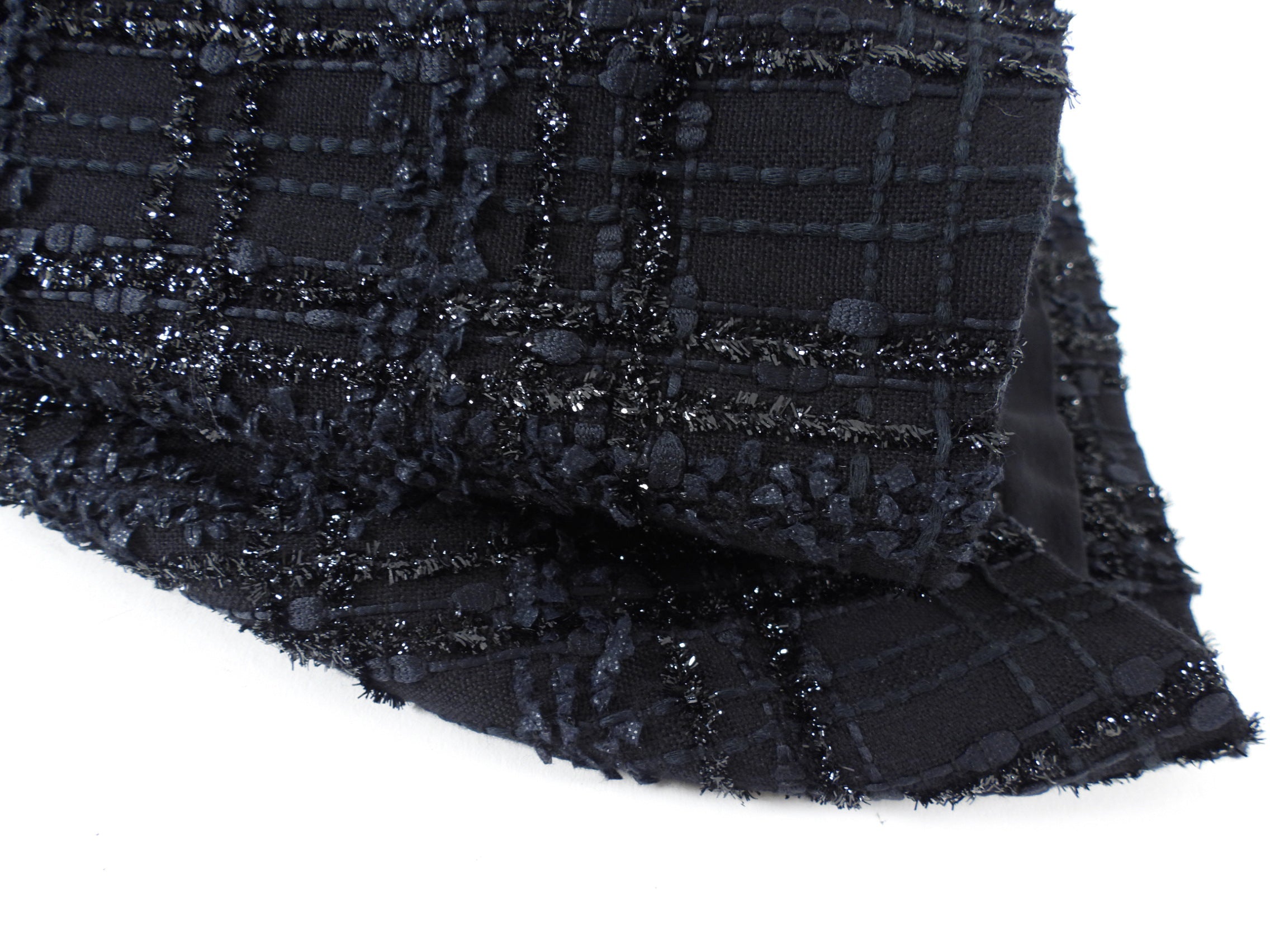Giambattista Valli Black Shimmer Tweed Mini Skirt - IT44 / 8