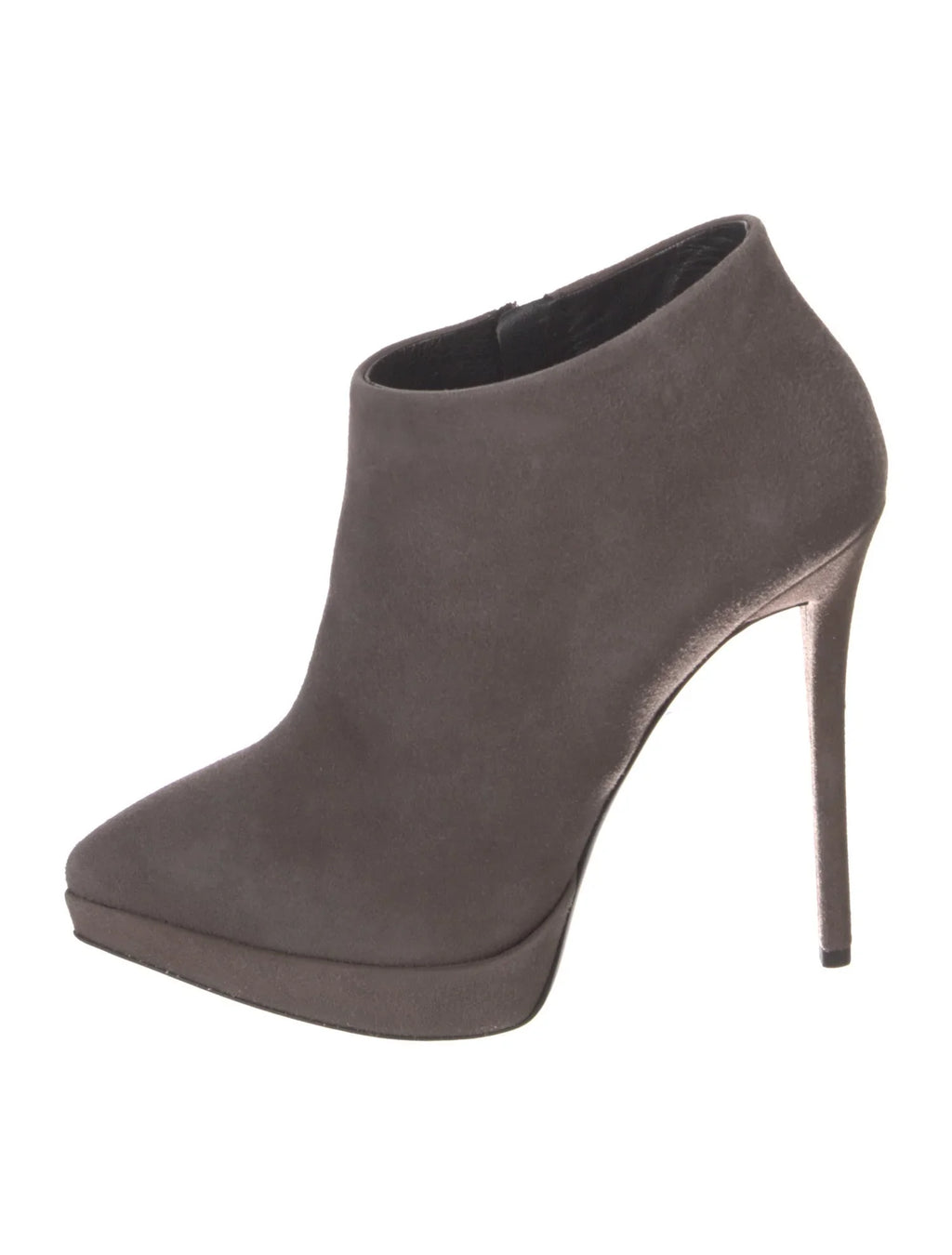 GUISEPPE ZANOTTI SUEDE PLATFORM ANKLE PUMPS