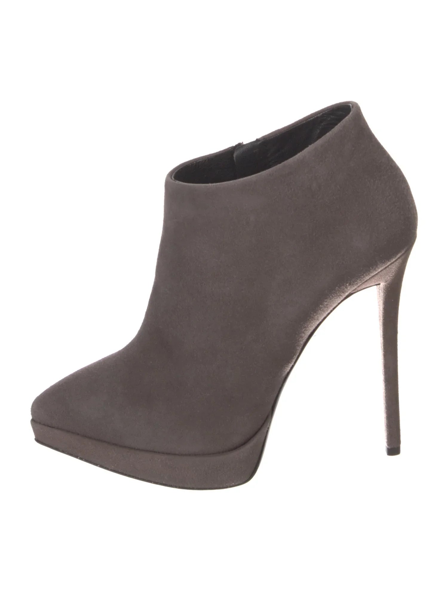 GUISEPPE ZANOTTI SUEDE PLATFORM ANKLE PUMPS