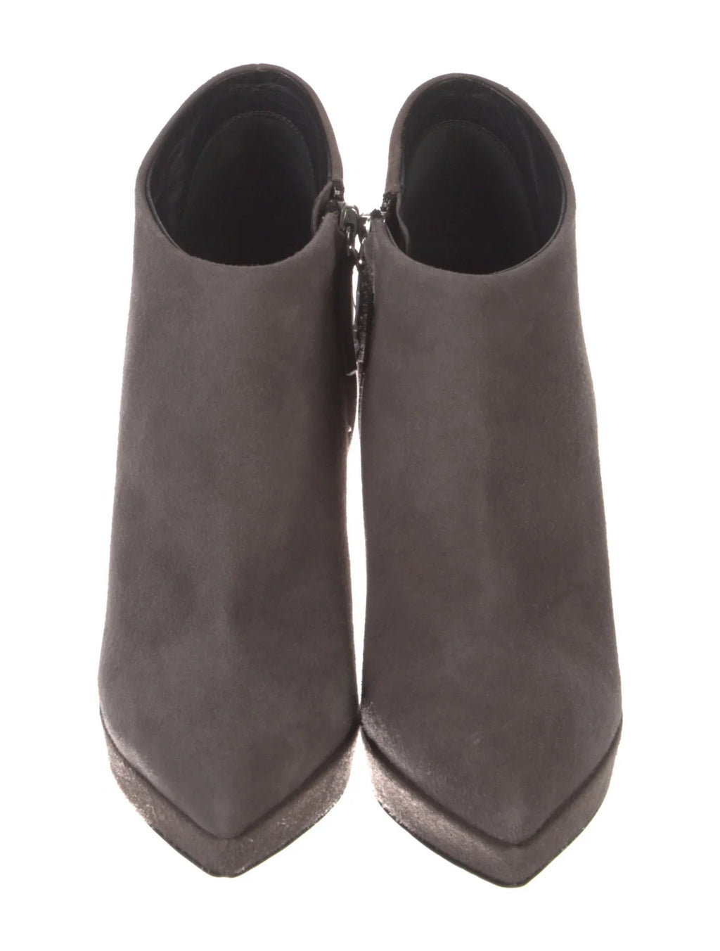 GUISEPPE ZANOTTI SUEDE PLATFORM ANKLE PUMPS