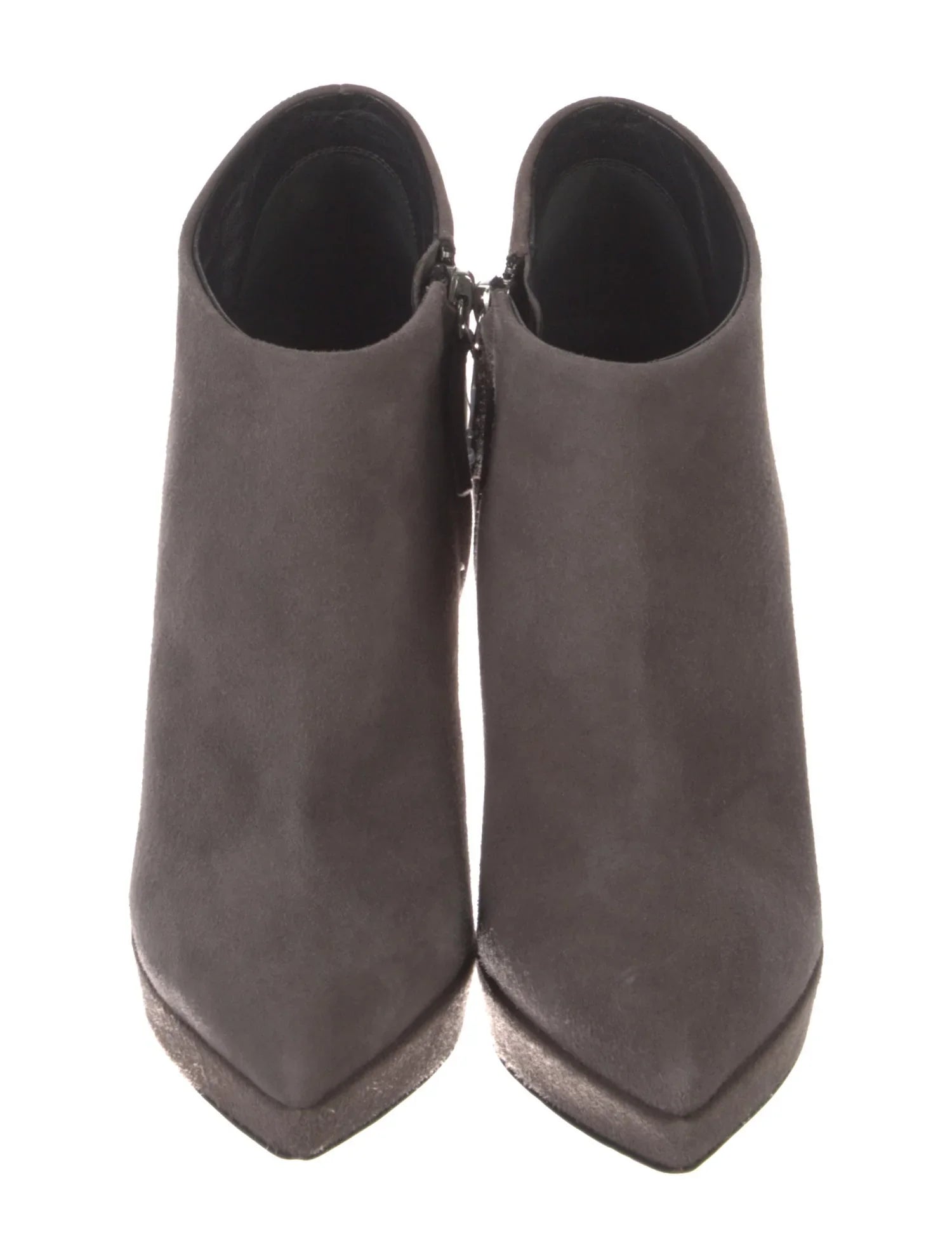 GUISEPPE ZANOTTI SUEDE PLATFORM ANKLE PUMPS