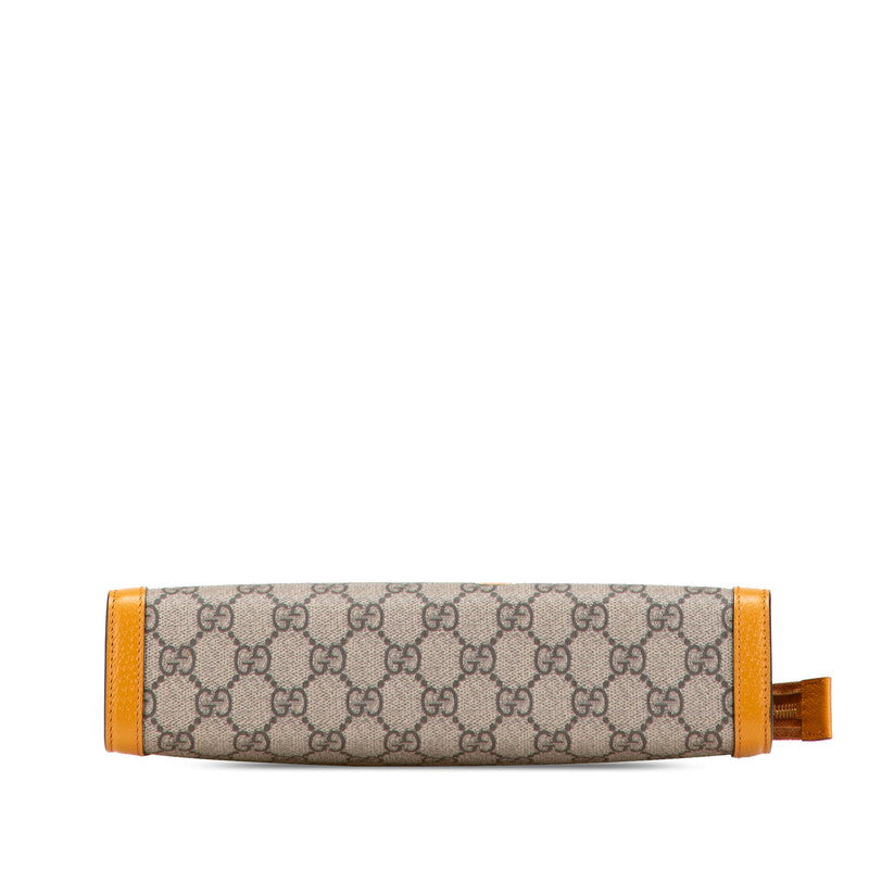 Gucci EXO KAI GG Supreme Teddy Bear PVC Clutch Limited