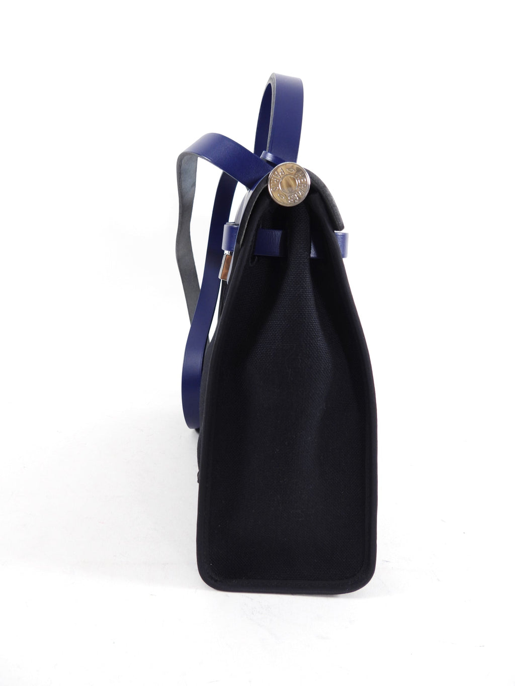 Hermes Blue and Black Herbag Zip 31