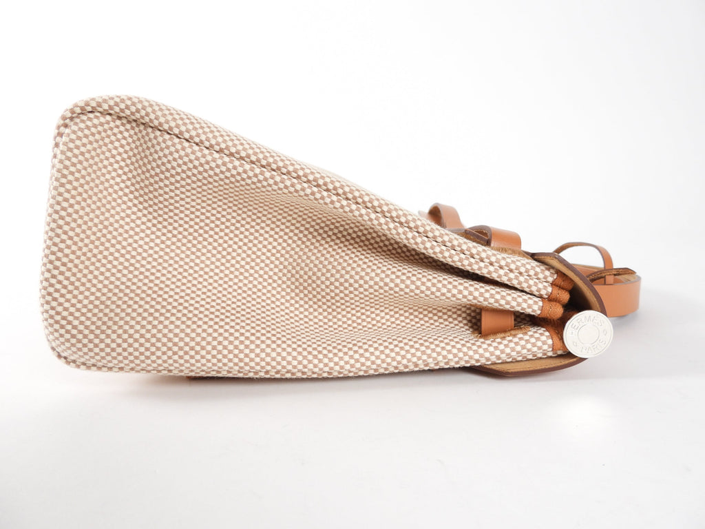 Hermes Herbag Zip 31 Retourne Toile Criss Viking and Vache Hunter
