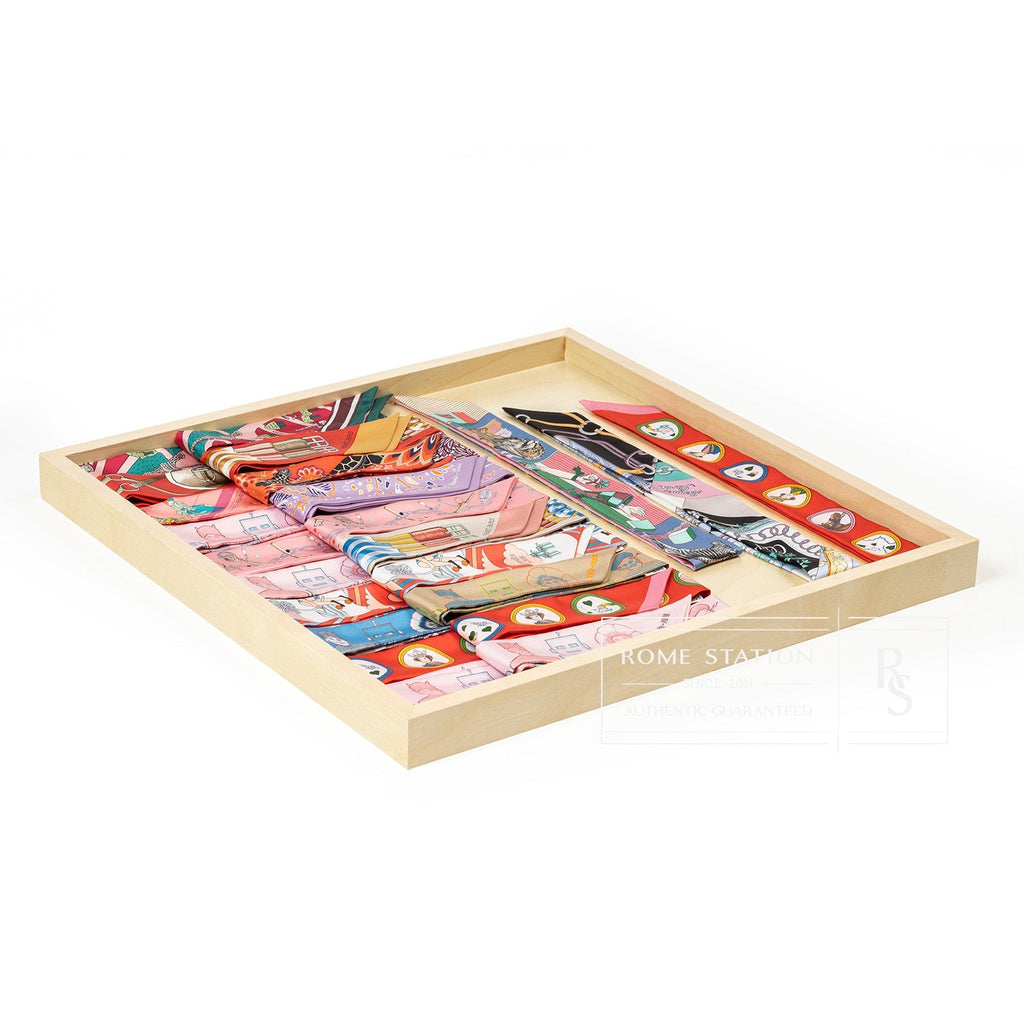 Hermes 2020's Multicolor Silk Twilly Scarves A Set of 23