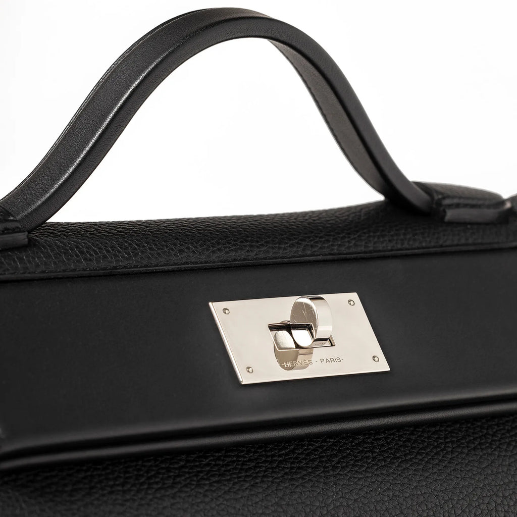 Hermès 24/24 29 Sac Bag Black Taurillon Maurice/Swift Palladium Hardware