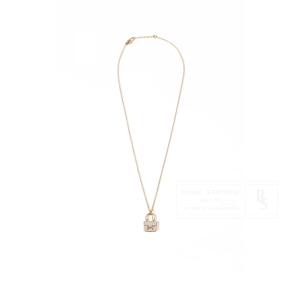 Hermès Amulettes Constance Pendant Rose Gold