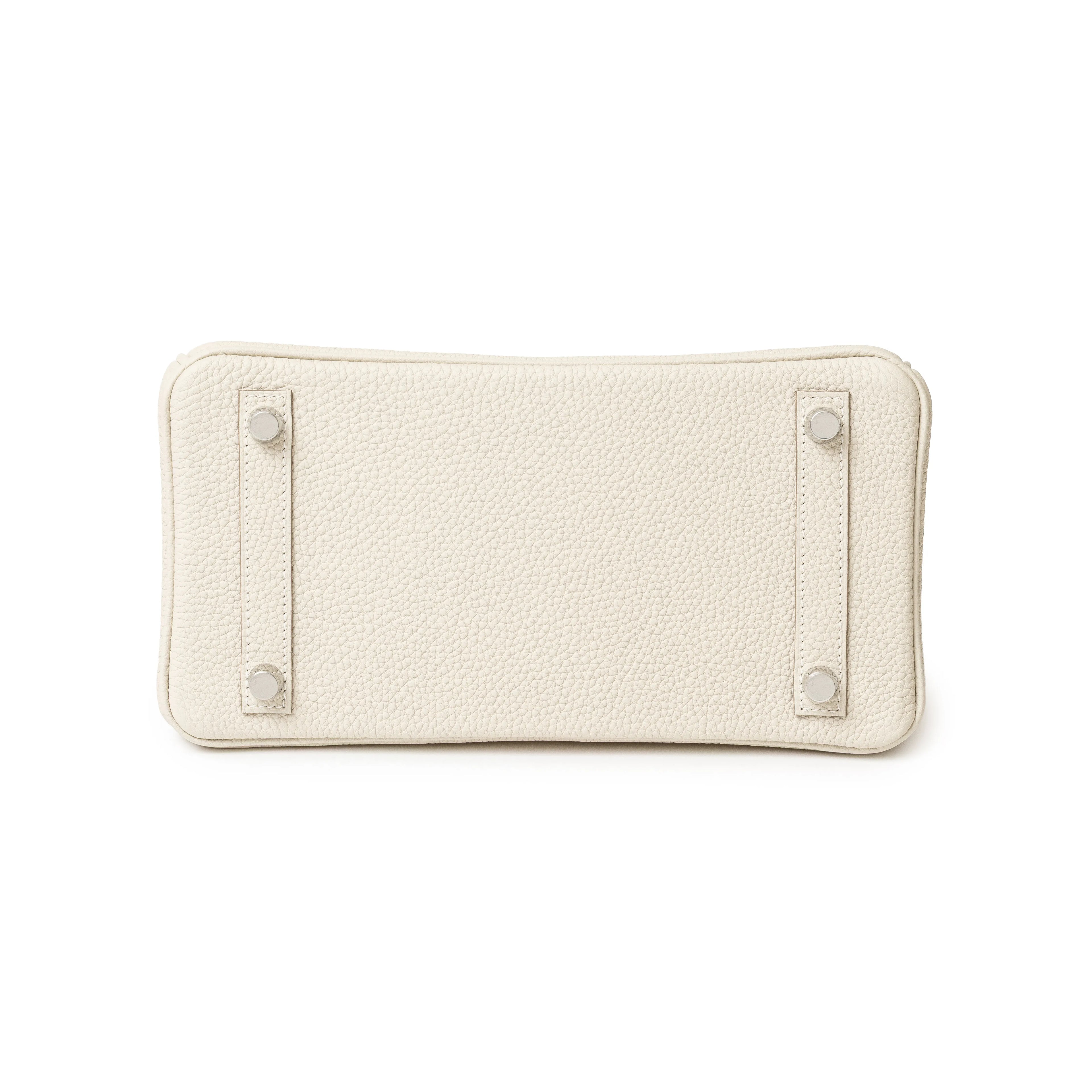 Hermès Birkin 25 Craie Togo Palladium Hardware