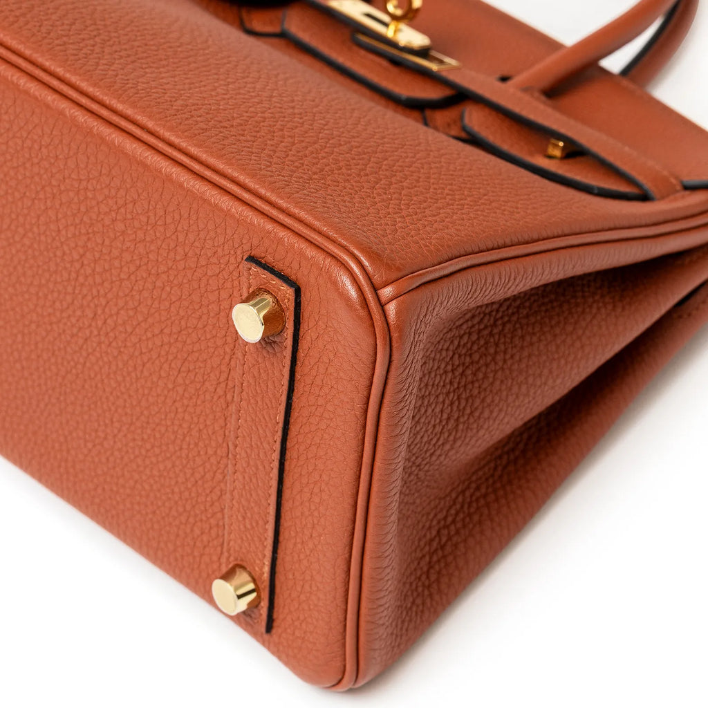 Hermès Birkin 25 Cuivre Togo Gold Hardware