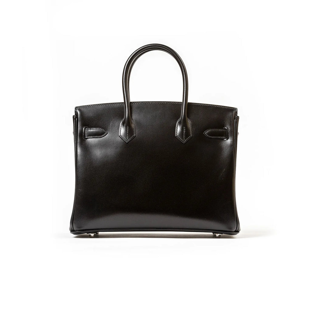 Hermès Birkin 30 Black Box Palladium Hardware