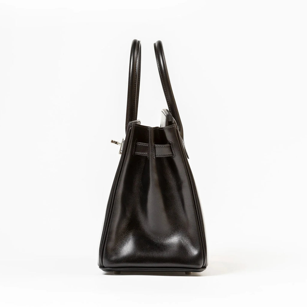 Hermès Birkin 30 Black Box Palladium Hardware