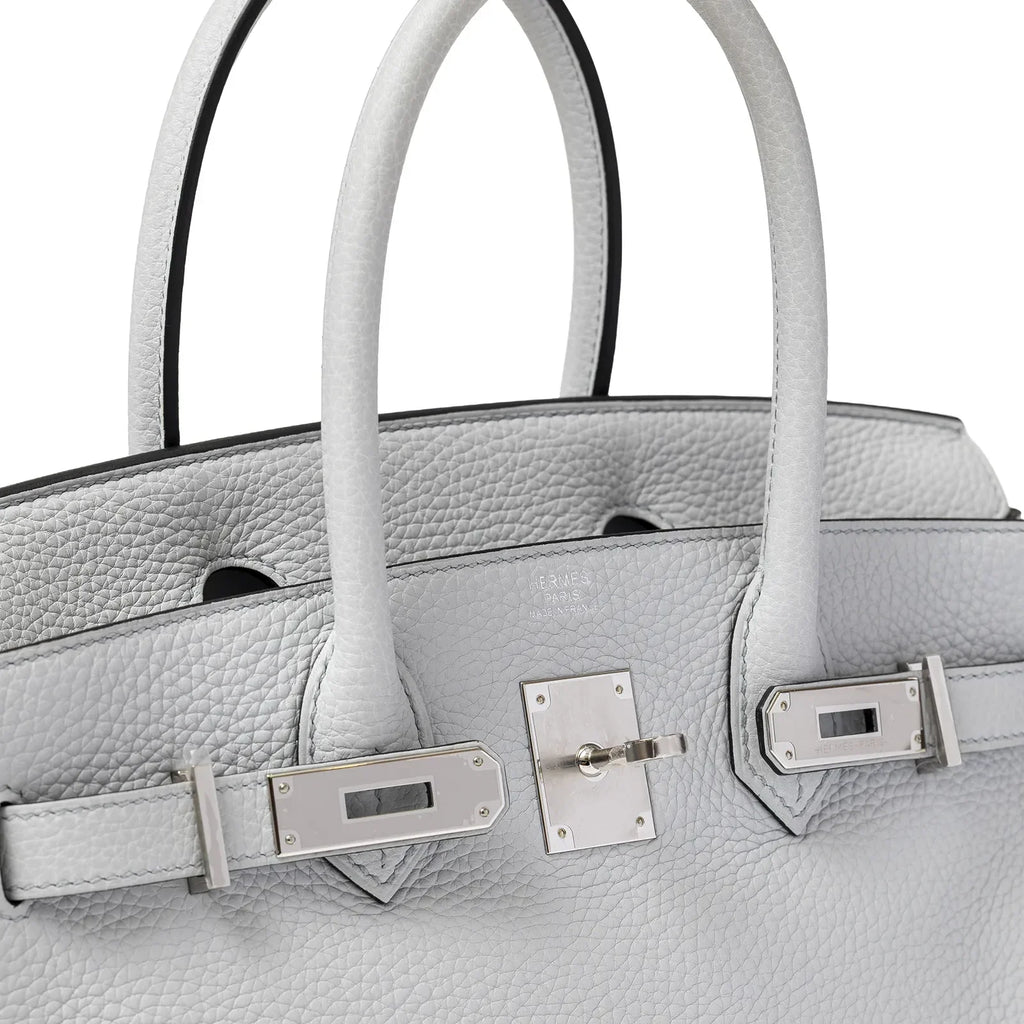 Hermès Birkin 30 Blue Pale Clemence Palladium Hardware