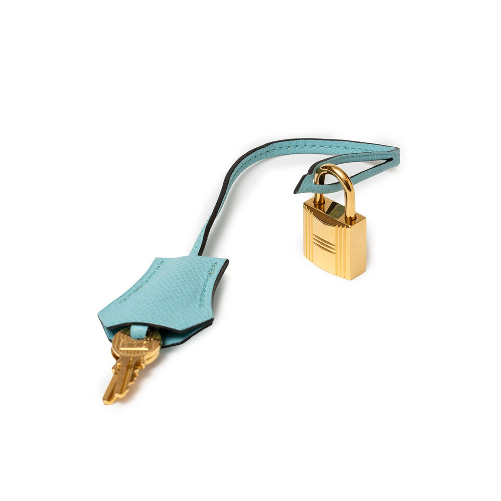 Hermès Birkin 30 Blue Atoll Epsom Gold Hardware