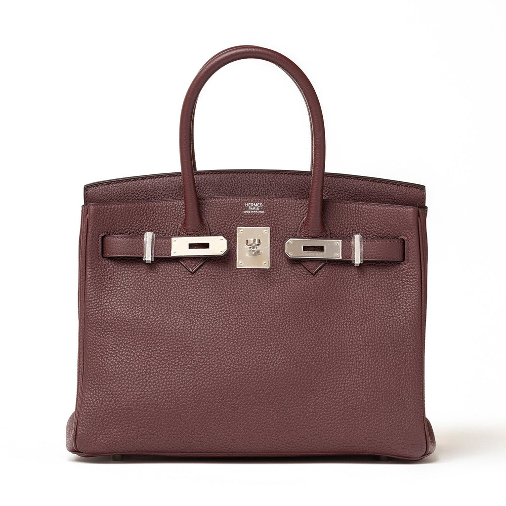 Hermès Birkin 30 Bordeaux Togo Palladium Hardware