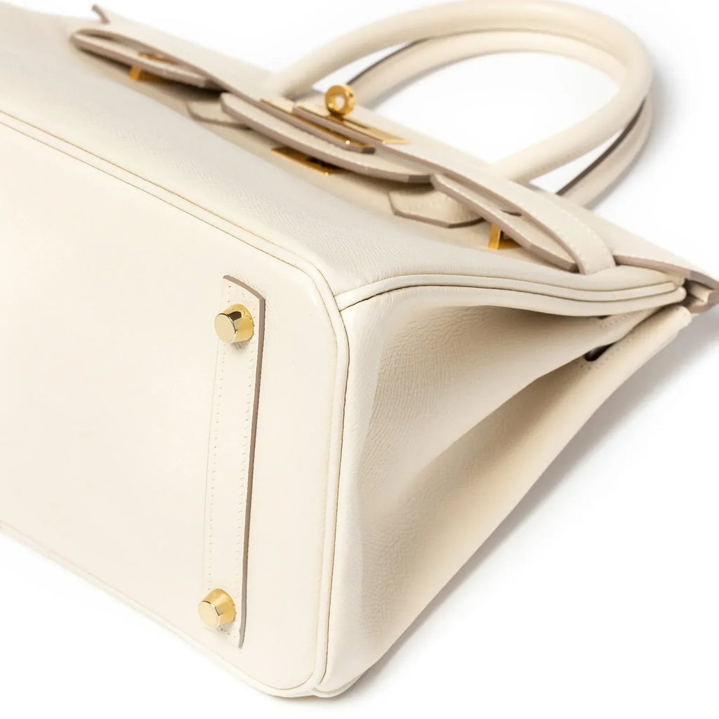 Hermès Birkin 30 Craie Epsom Gold Hardware
