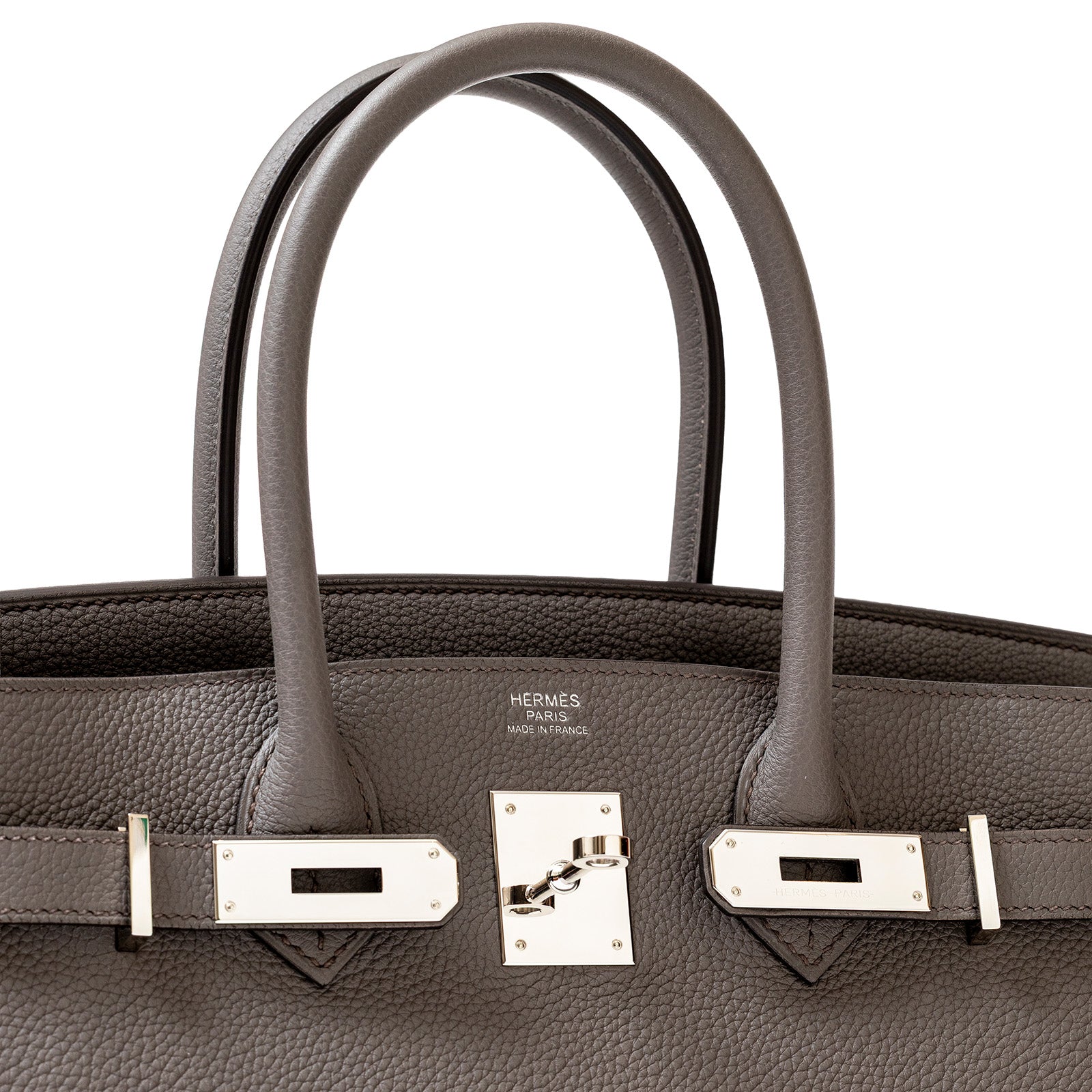 Hermès Birkin 30 Etain Togo Palladium Hardware