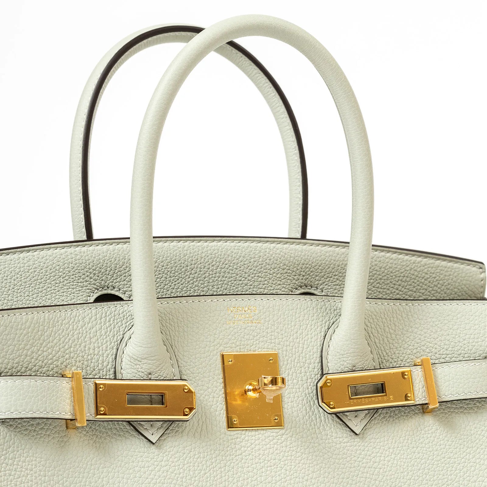 Hermès Birkin 30 Gris Neve Togo Gold Hardware