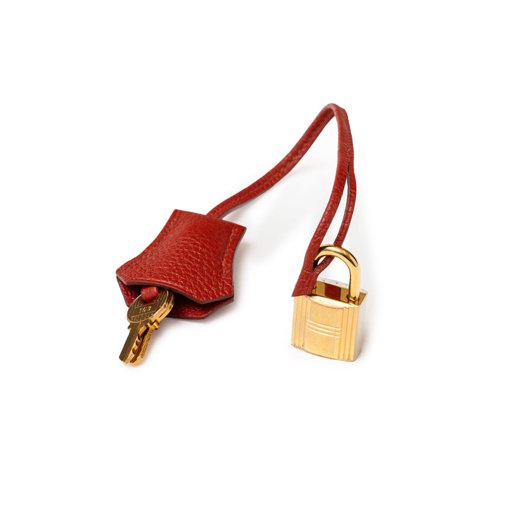 Hermès Birkin 30 Rouge Togo Gold Hardware