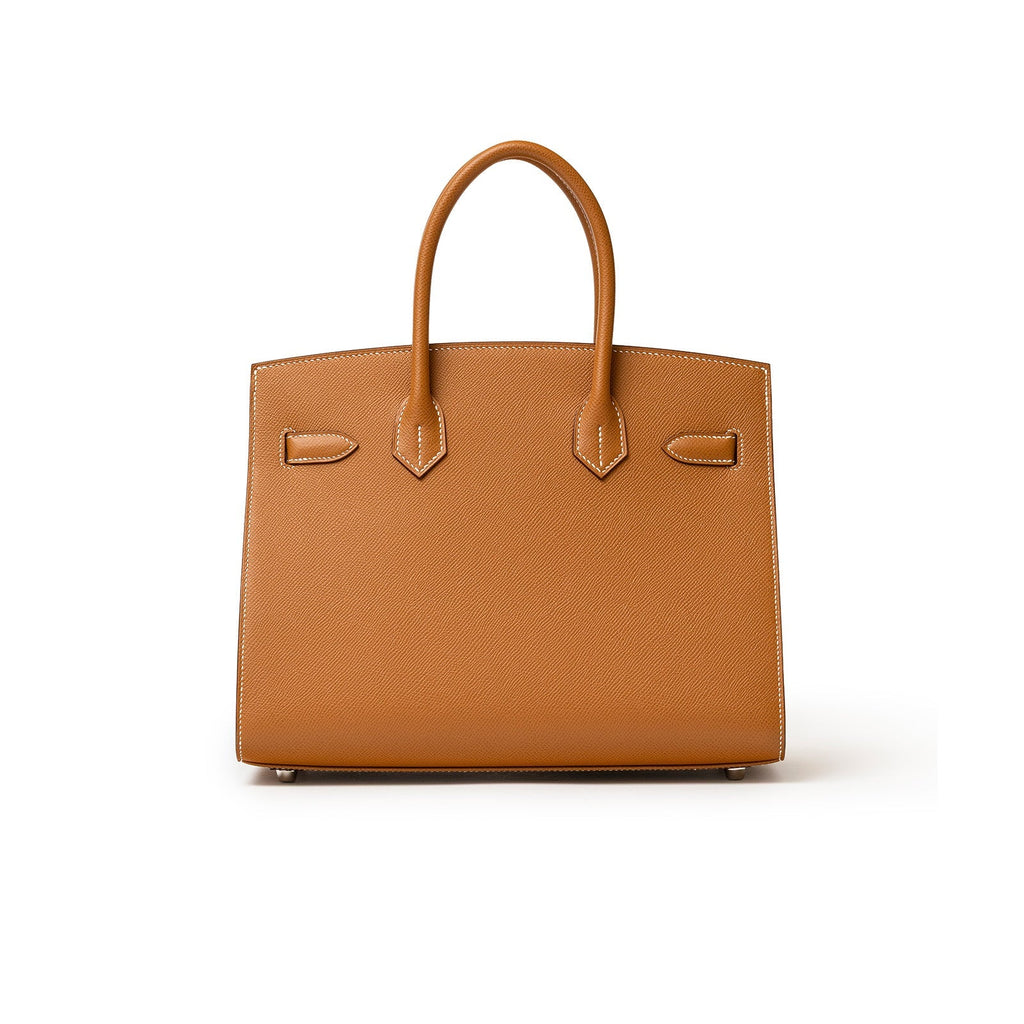 Hermès Birkin 30 Sellier Gold Epsom Palladium Hardware