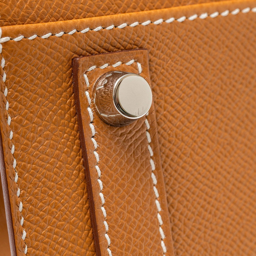 Hermès Birkin 30 Sellier Gold Epsom Palladium Hardware