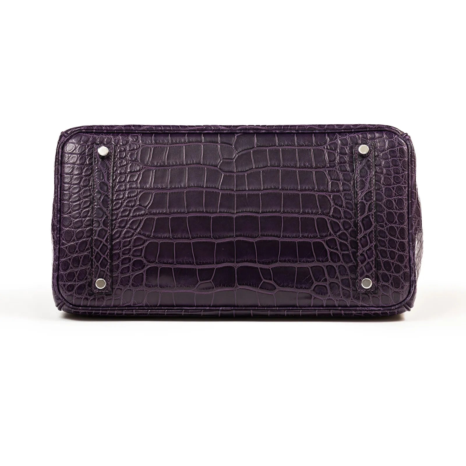 Hermès Birkin 35 Amethyste Matte Alligator Palladium Hardware