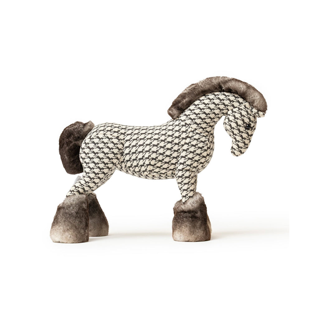 Hermès Cheval Pixel Horse Doll Gris MM