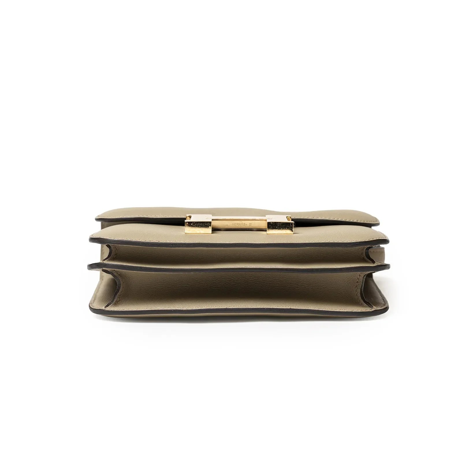 Hermès Mini Constance 18 Beige Marfa Swift Gold Hardware