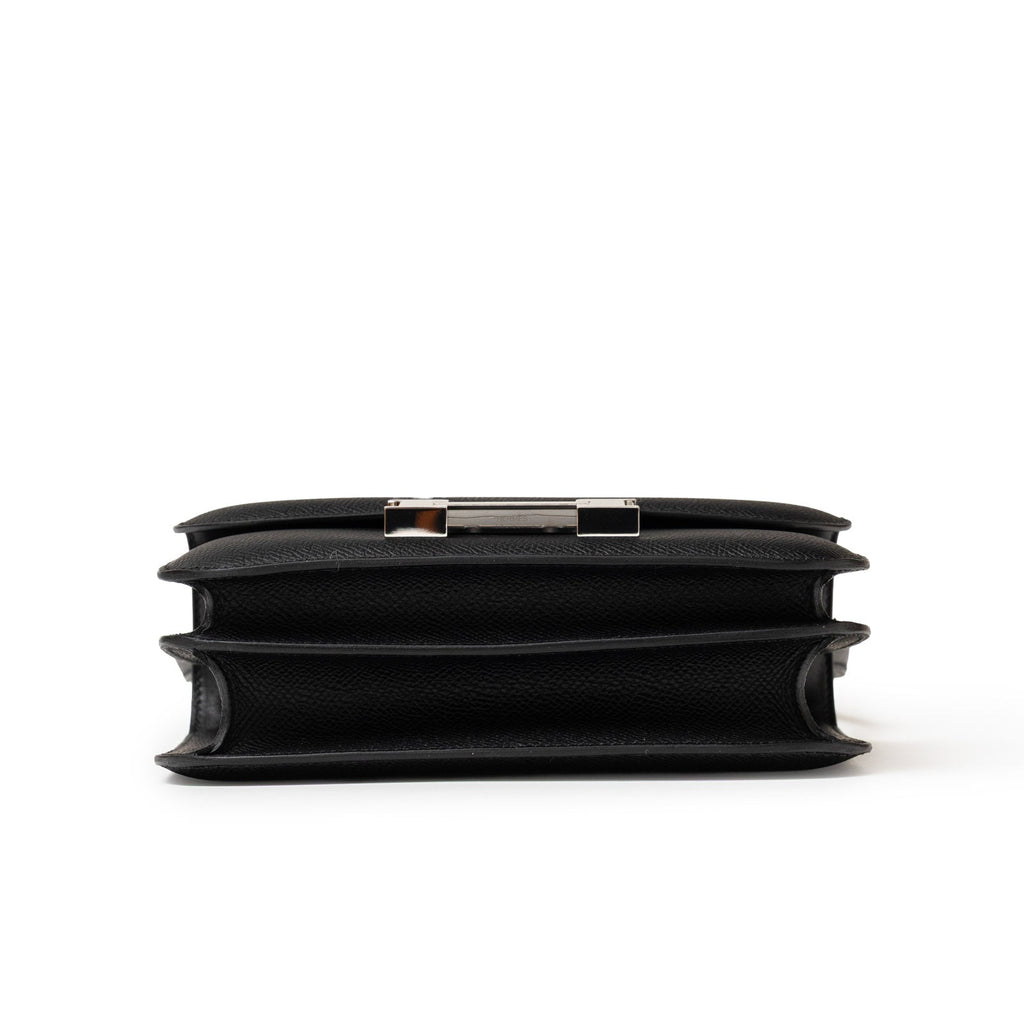 Hermès Constance 18 Black Epsom Palladium Hardware