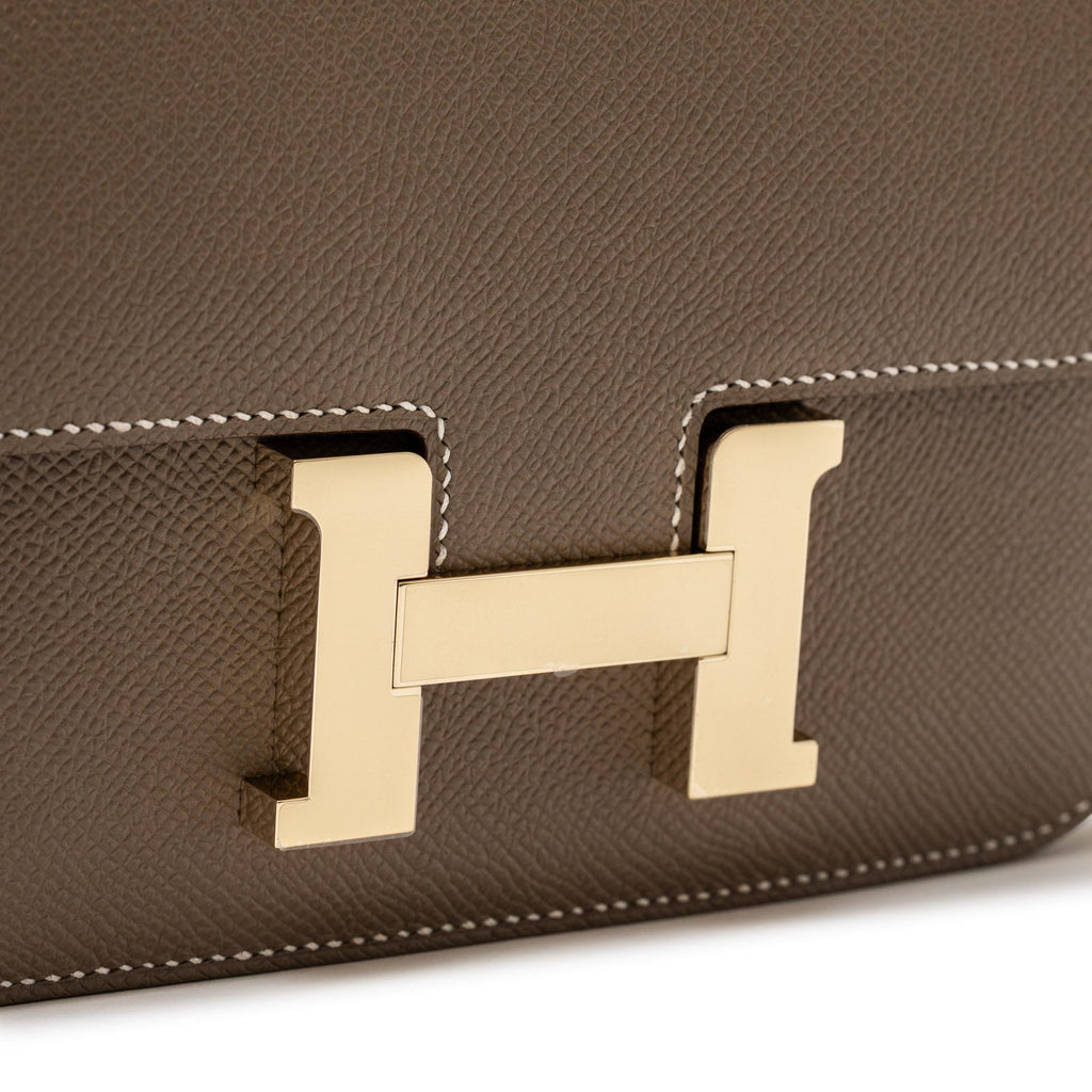 Hermès Constance 18 Etoupe Epsom Permabrass Hardware