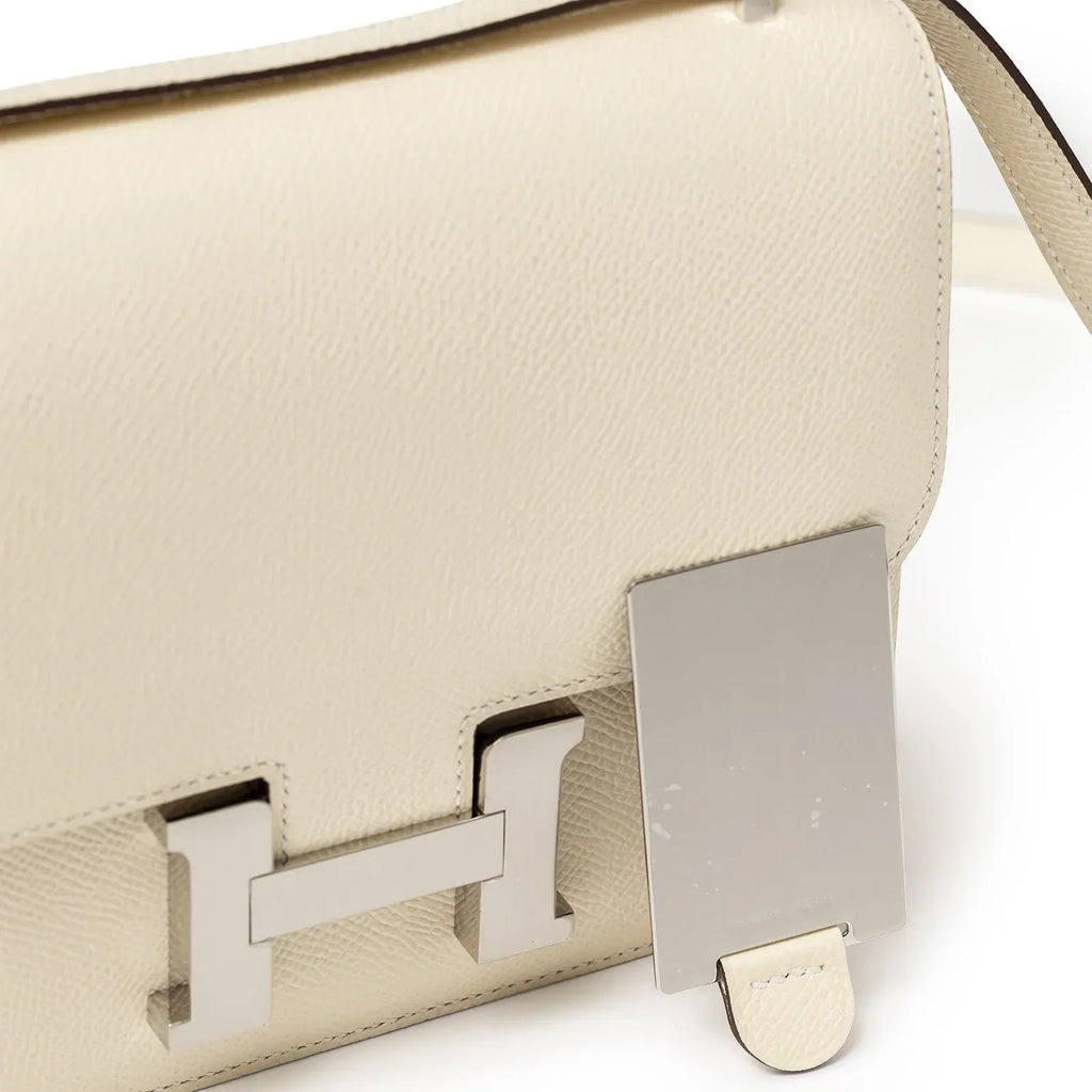 Hermès Mini Constance 18 Nata Epsom Palladium Hardware