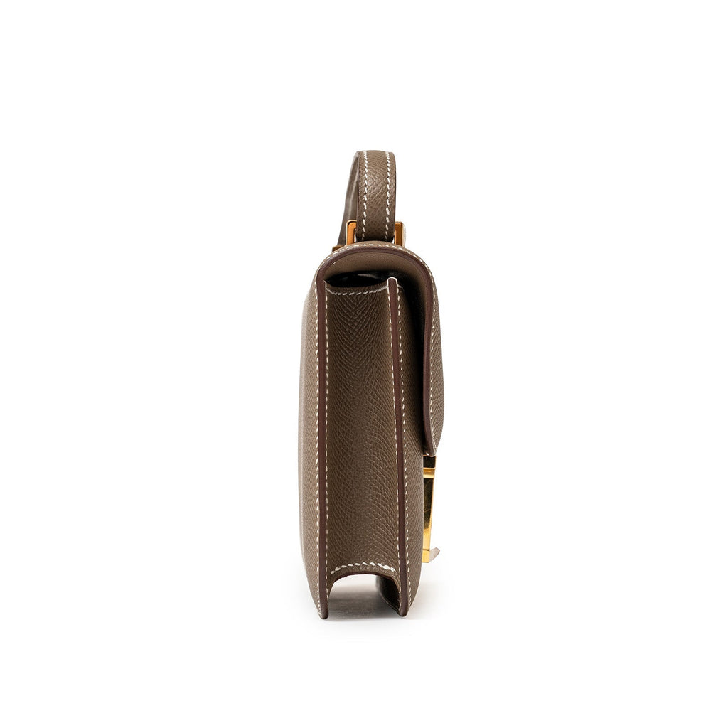 Hermès Constance Elan Etoupe Epsom Gold Hardware