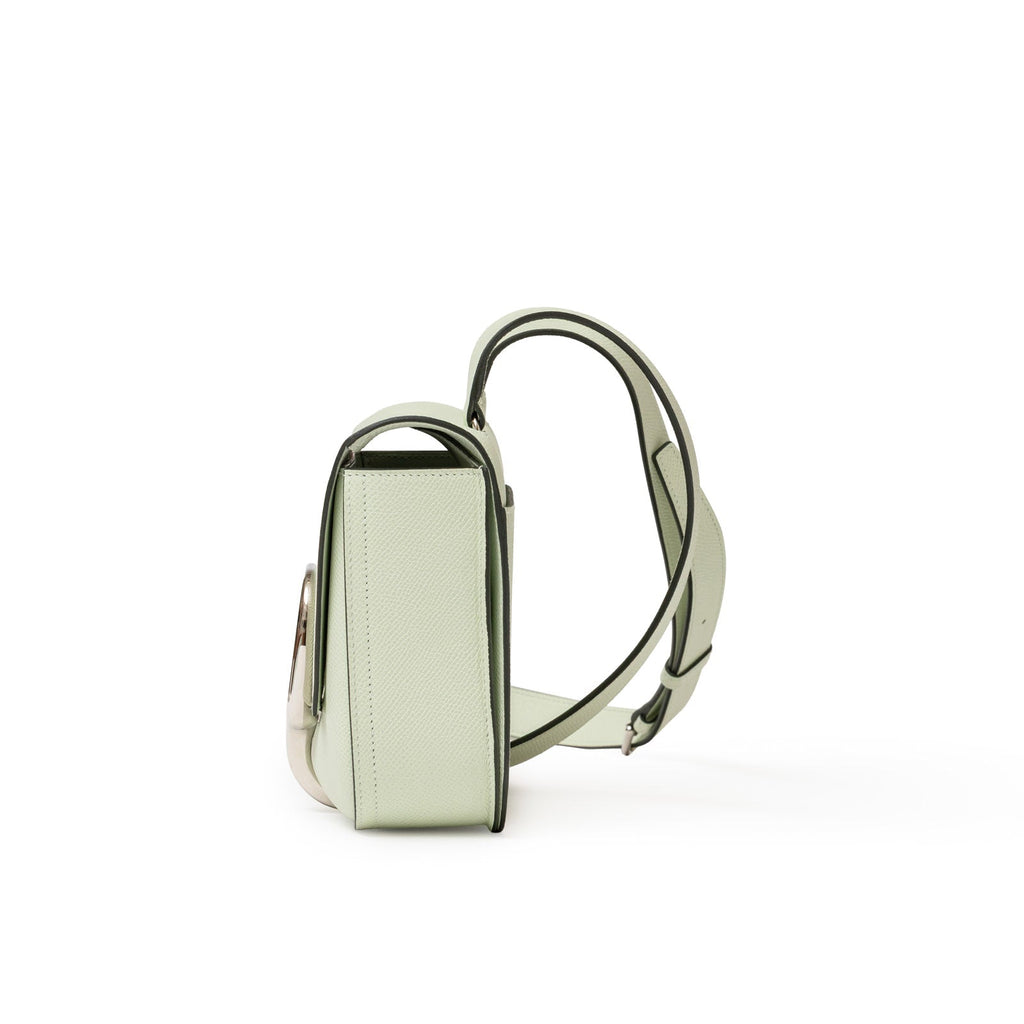 Hermès Della Cavalleria Mini Vert Fizz Epsom Palladium Hardware