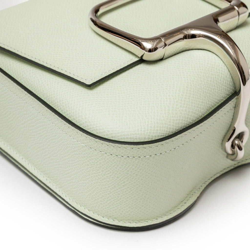 Hermès Della Cavalleria Mini Vert Fizz Epsom Palladium Hardware