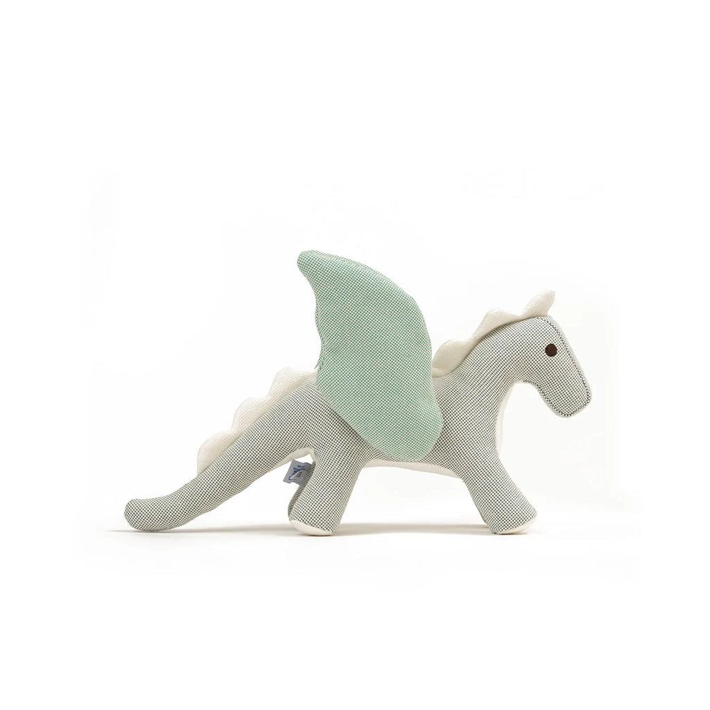 Hermès Dragon Plush Doll Blue Nattier Cotton