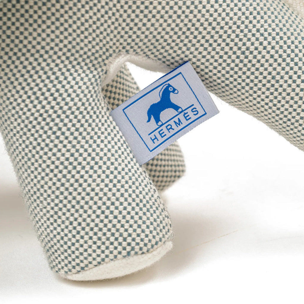 Hermès Dragon Plush Doll Blue Nattier Cotton