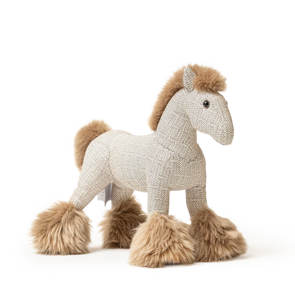 Hermès Ecru and Cognac Hermy Horse Doll PPM
