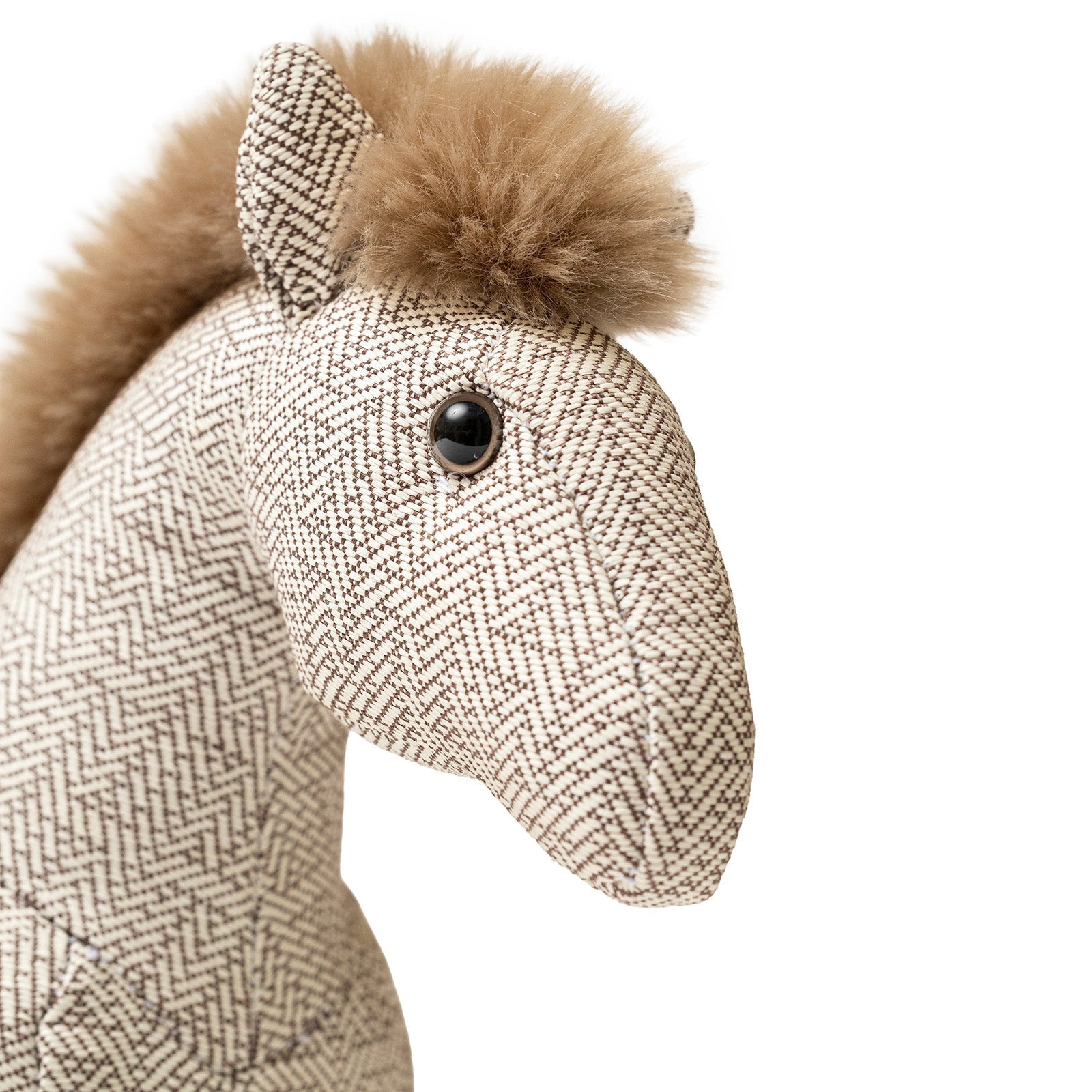 Hermès Ecru and Cognac Hermy Horse Doll PPM