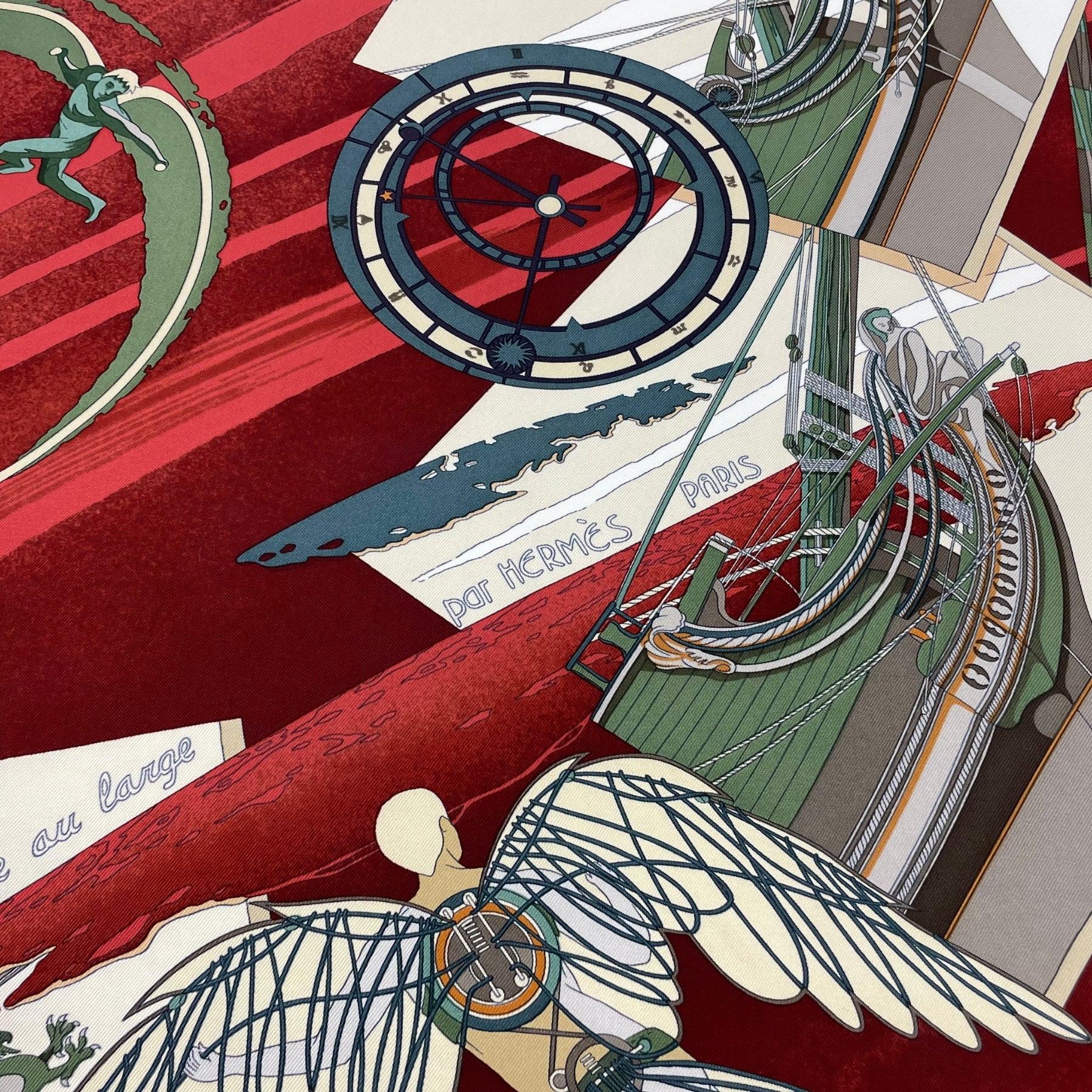 Hermes 'Face Au Large' Scarf