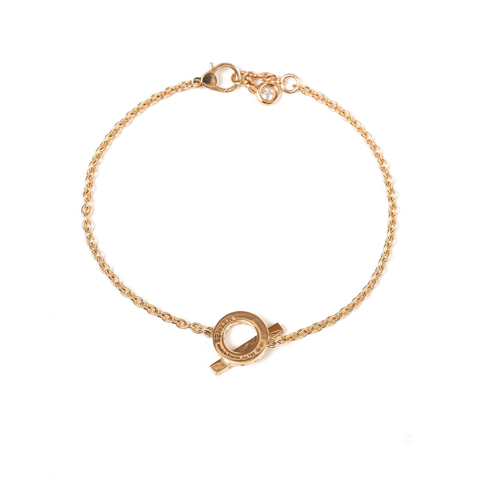 Hermès Finesse Bracelet Diamond and 18k Rose Gold