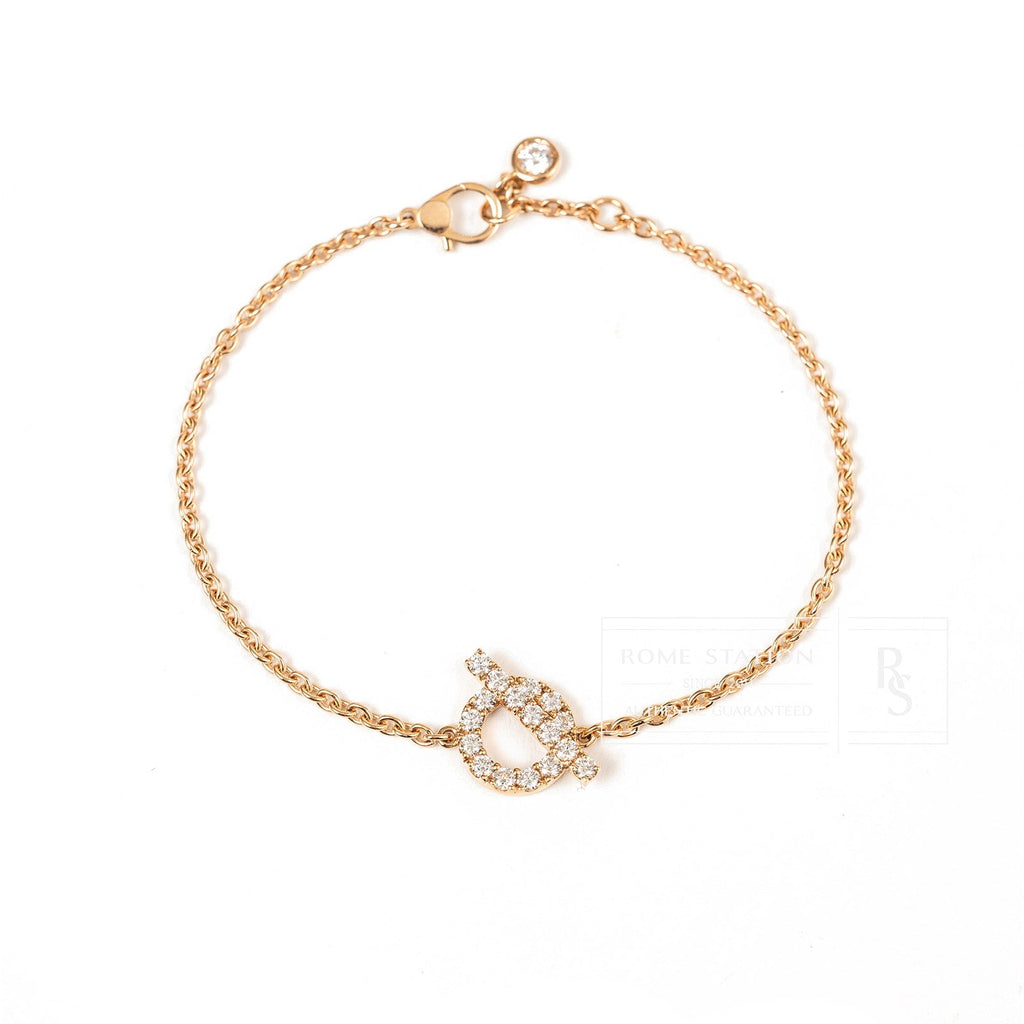 Hermès Finesse Bracelet Diamond and 18k Rose Gold
