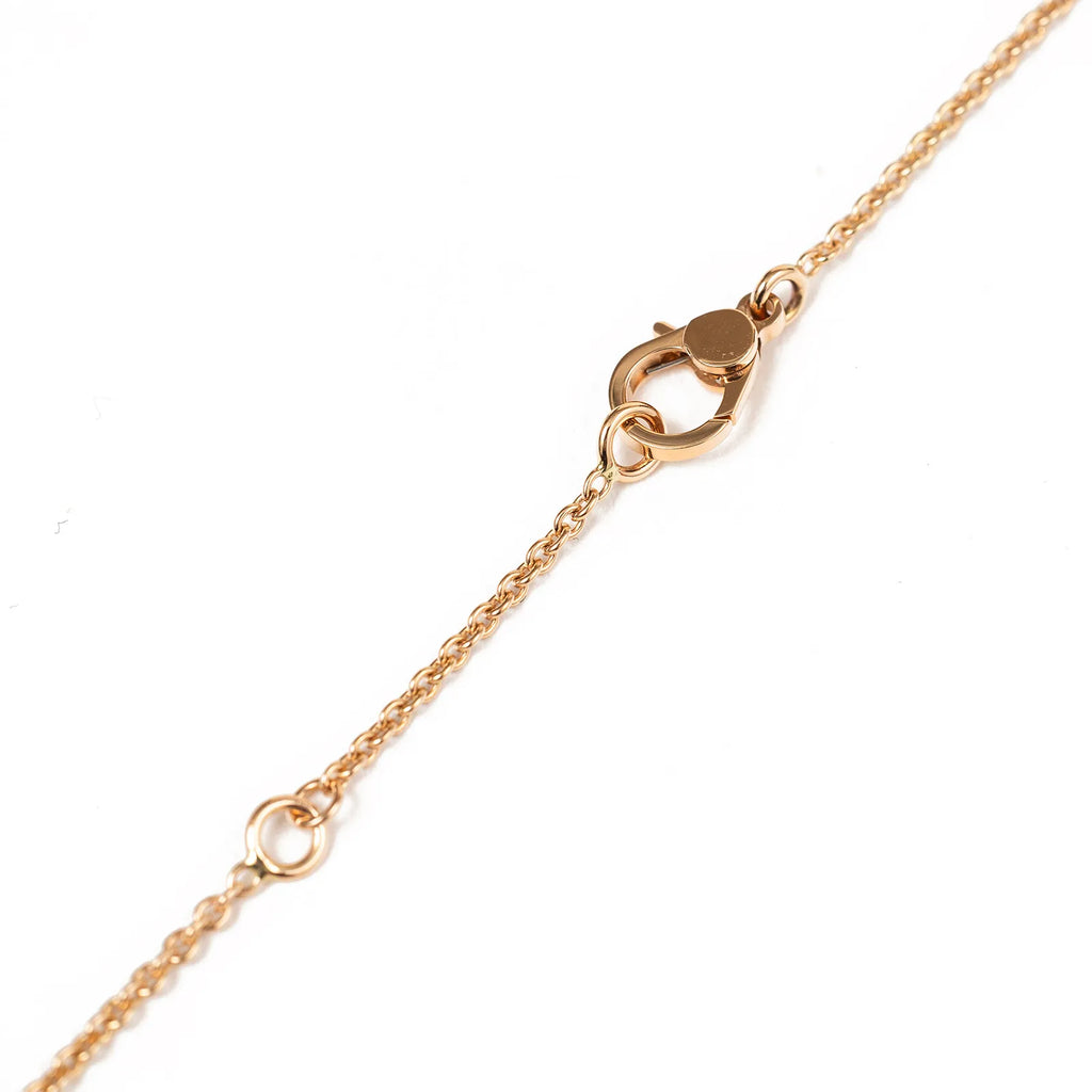 Hermès Finesse Pendant Diamonds and 18k Rose Gold