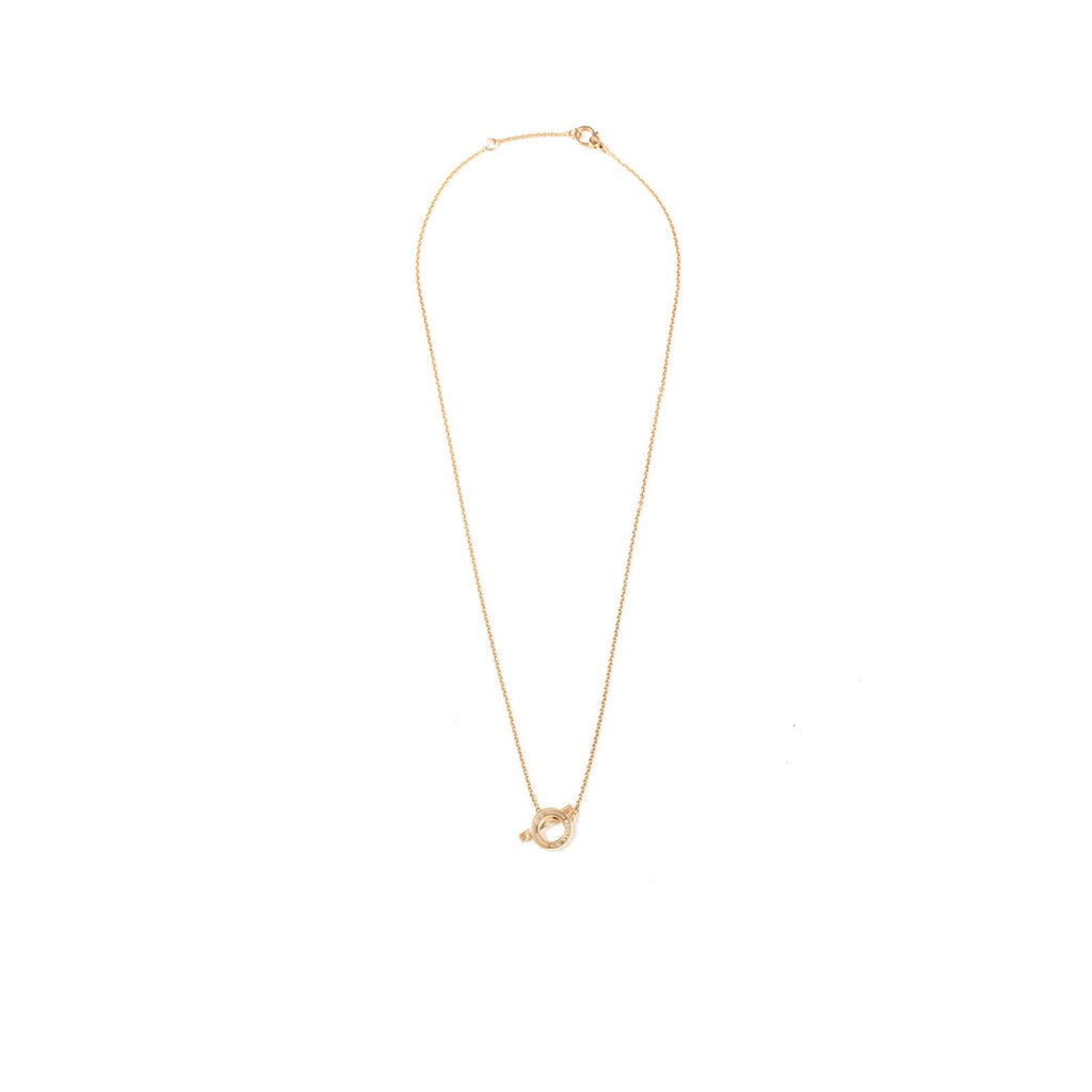 Hermès Finesse Pendant Diamonds and 18k Rose Gold