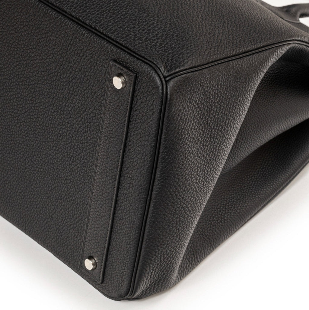 Hermès Hac Birkin 40 Black Togo Palladium Hardware