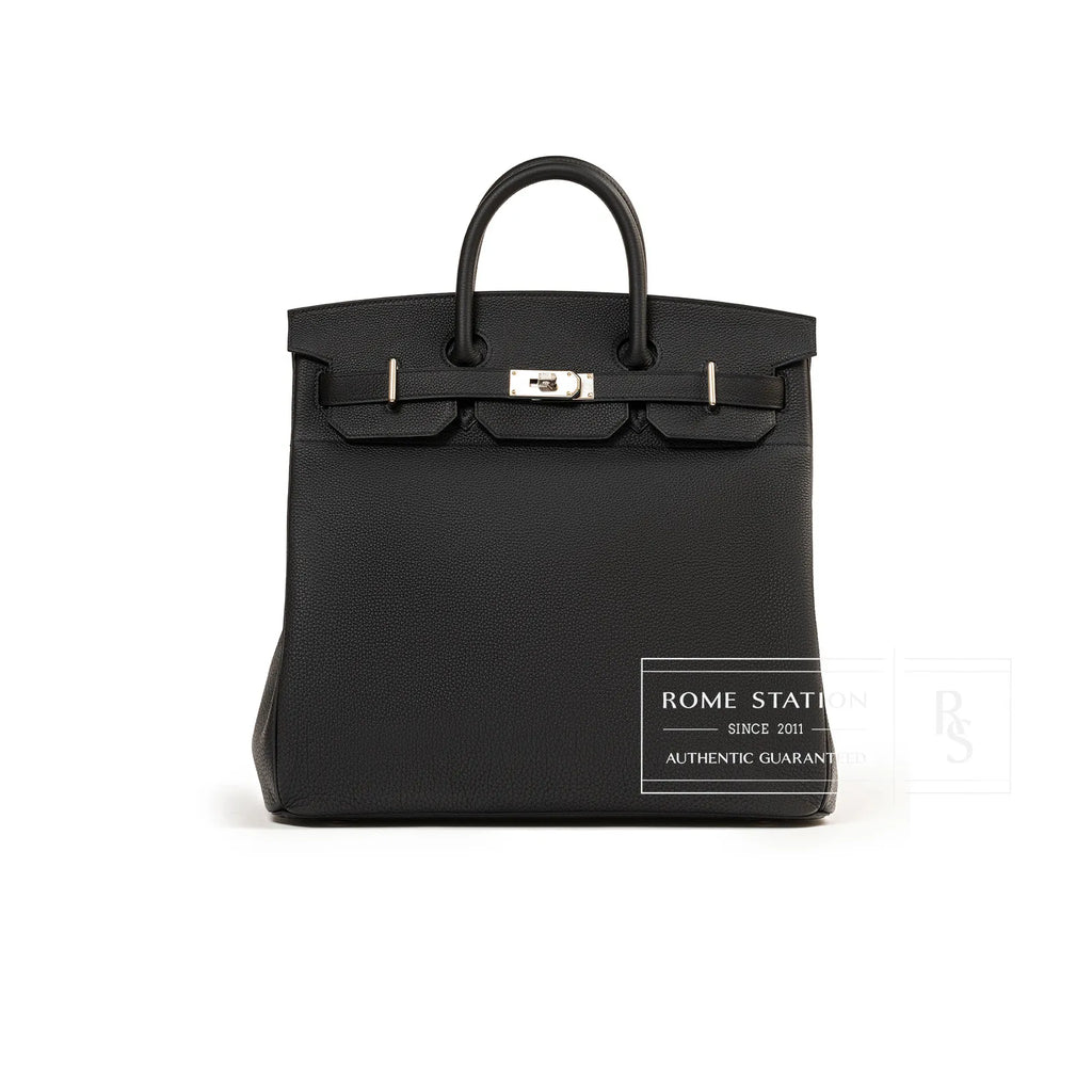 Hermès Hac Birkin 40 Black Togo Palladium Hardware