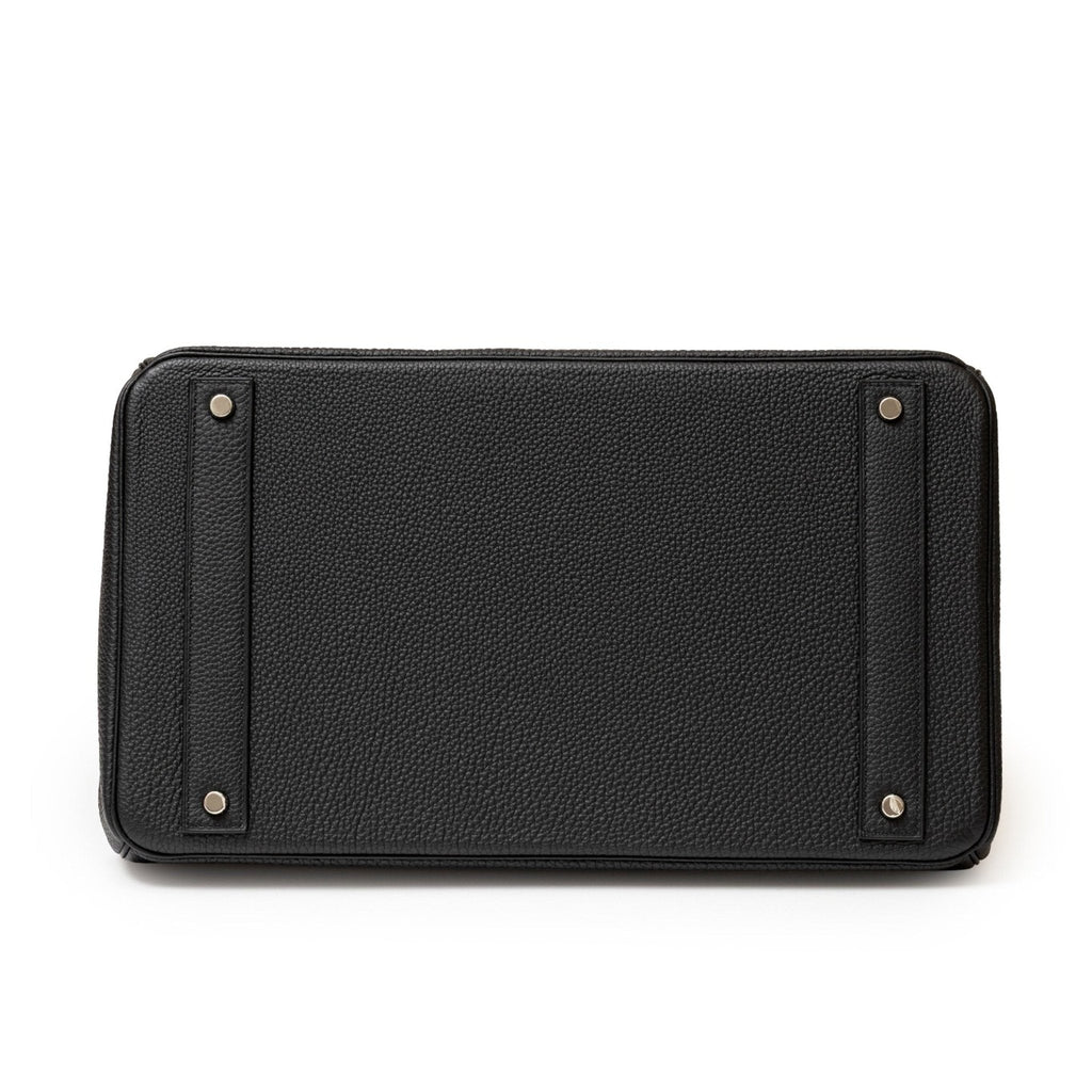 Hermès Hac Birkin 40 Black Togo Palladium Hardware