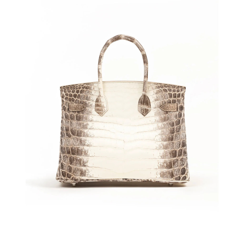 Hermès Himalaya Birkin 30 Matte Niloticus Crocodile Palladium Hardware