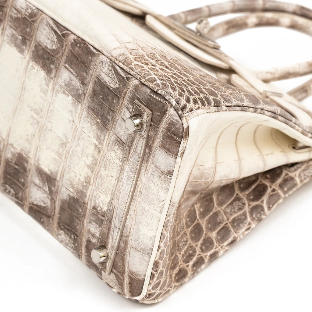 Hermès Himalaya Birkin 30 Matte Niloticus Crocodile Palladium Hardware