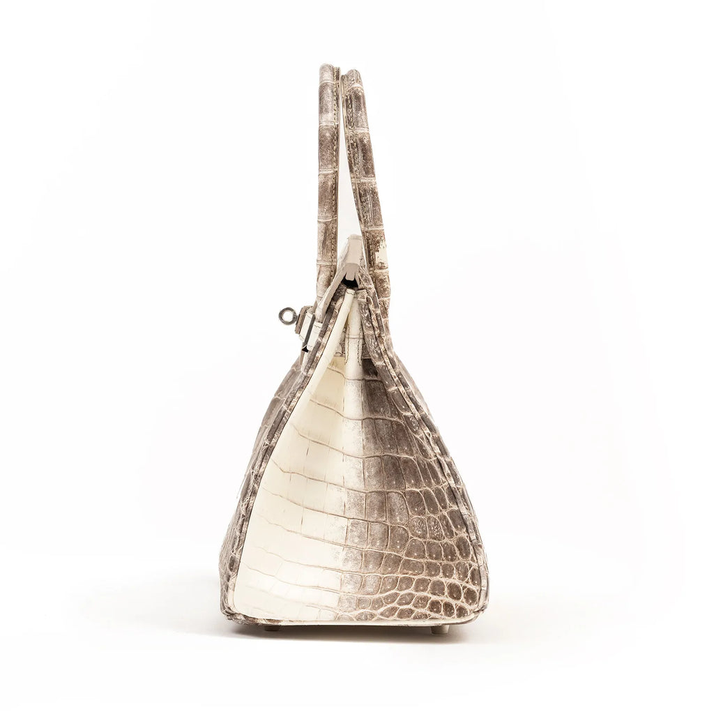Hermès Himalaya Birkin 30 Matte Niloticus Crocodile Palladium Hardware